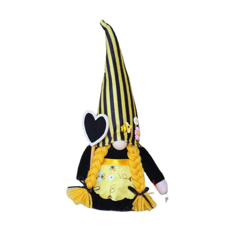 Wholesale Bee Festival Faceless Doll Fabric Ornaments